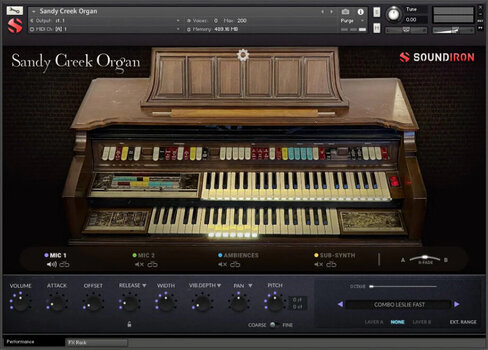 Biblioteca de samples e sons Soundiron Sandy Creek Organ (Produto digital) - 2