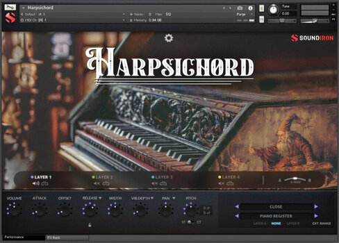 Audio datoteka za sampler Soundiron Harpsichord (Digitalni proizvod) - 2