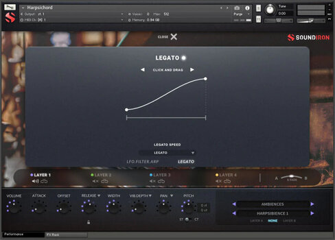 Zvuková knihovna pro sampler Soundiron Harpsichord (Digitální produkt) - 4