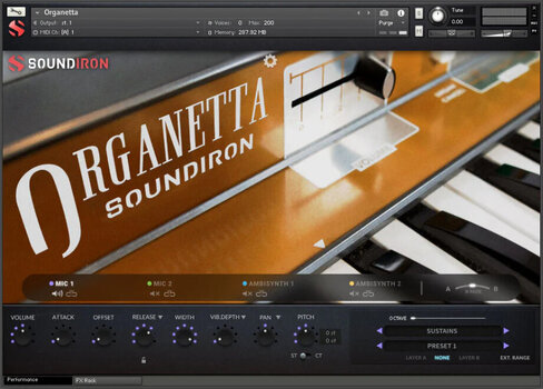 Geluidsbibliotheek voor sampler Soundiron Organetta (Digitaal product) - 2