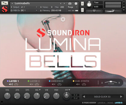 Biblioteca de samples e sons Soundiron Luminabells (Produto digital) - 2