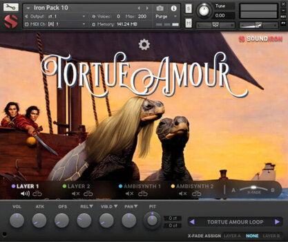 Audio datoteka za sampler Soundiron Iron Pack 10 - Tortue Amour (Digitalni proizvod) - 2