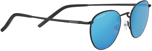 Lifestyle Glasses Serengeti Hamel Shiny Dark Gunmetal/Mineral Polarized Blue Lifestyle Glasses - 3