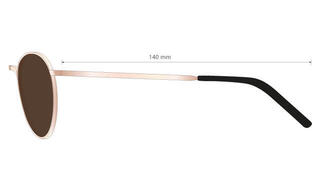 Lifestyle Glasses Serengeti Hamel Brushed Bronze/Mineral Polarized Drivers Gradient Lifestyle Glasses - 6