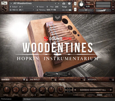 Geluidsbibliotheek voor sampler Soundiron Hopkin Instrumentarium: Woodentines (Digitaal product) - 2