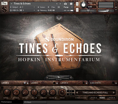 Sample and Sound Library Soundiron Hopkin Instrumentarium: Tines & Echoes (Digital product) - 2