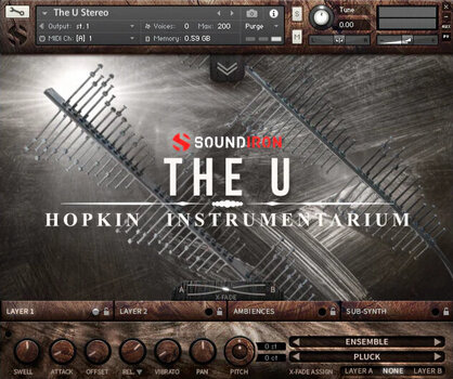 Geluidsbibliotheek voor sampler Soundiron Hopkin Instrumentarium: The U (Digitaal product) - 2