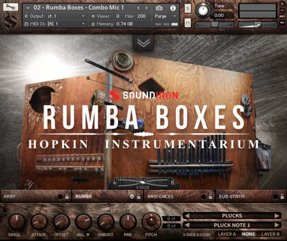 Звукова библиотека за семплер Soundiron Hopkin Instrumentarium: Rumba Boxes (Дигитален продукт) - 2