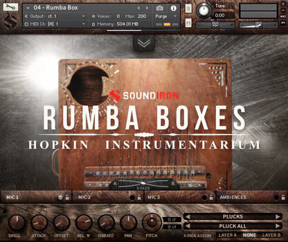 Звукова библиотека за семплер Soundiron Hopkin Instrumentarium: Rumba Boxes (Дигитален продукт) - 3