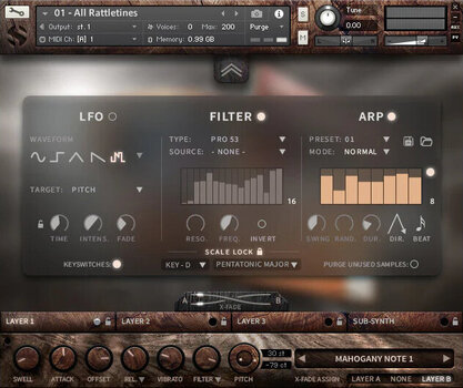 Biblioteca de samples e sons Soundiron Hopkin Instrumentarium: Rattletines (Produto digital) - 3