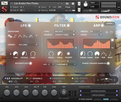 Sample and Sound Library Soundiron Los Andes Pan Flutes (Digital product) - 3