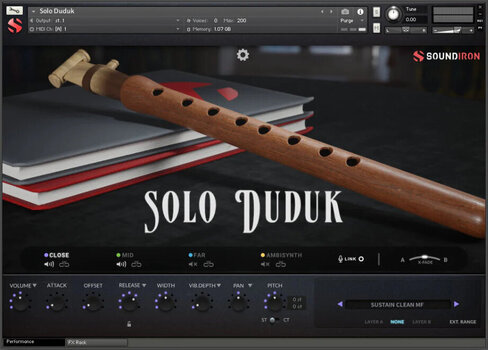 Sample and Sound Library Soundiron Solo Duduk (Digital product) - 2