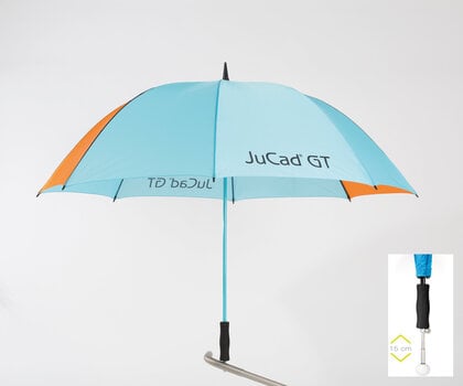 Umbrella Jucad Telescopic Umbrella Blue/Orange - 2