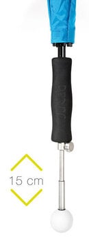 Umbrella Jucad Telescopic Umbrella Black/White - 3