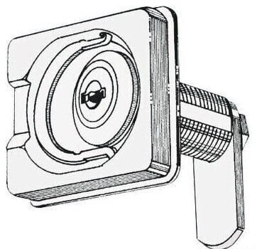 Eclusa do convés do barco Osculati Swivelling Lock for Portholes and Peaks Eclusa do convés do barco - 2