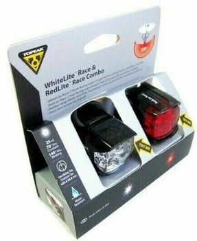 Cycling light Topeak White Lite Race/Red Lite Race Front 25 lm / Rear 5 lm Cycling light - 3