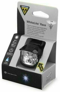 Luz para ciclismo Topeak White Lite Race 25 lm Black Luz para ciclismo - 2