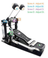 Double Pedal Stable PD-333 Double Pedal - 3