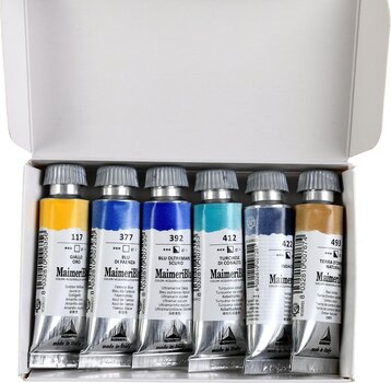 Peintures aquarelles Maimeri Blu Ensemble de peintures à l'aquarelle Arctic 6 x 12 ml 6 pièces - 3