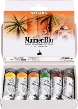 Peintures aquarelles Maimeri Blu Ensemble de peintures à l'aquarelle Sahara 6 x 12 ml 6 pièces - 5