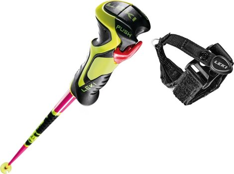 Bastões de esqui Leki WCR Lite SL 3D Neonpink/Black/Neonyellow 100 cm Bastões de esqui - 4