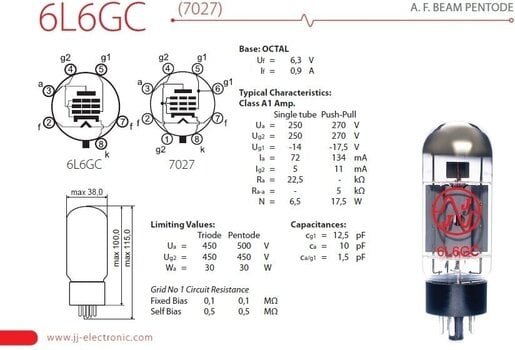 Vacuum Tube JJ Electronic 6L6GC Vacuum Tube - 2