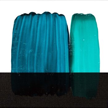 Glasverf Maimeri Idea Vetro Glas verf Turquoise Blue 408 60 ml 1 stuk - 2