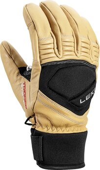 Ski Gloves Leki Copper 3D Tan/Black 7 Ski Gloves - 2