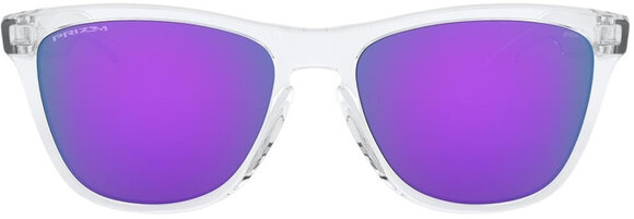 Livsstil briller Oakley Frogskins XS 90061453 Polished Clear/Prizm Violet Livsstil briller (Kun pakket ud) - 2