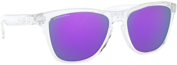 Ochelari de stil de viață Oakley Frogskins XS 90061453 Polished Clear/Prizm Violet Ochelari de stil de viață - 9