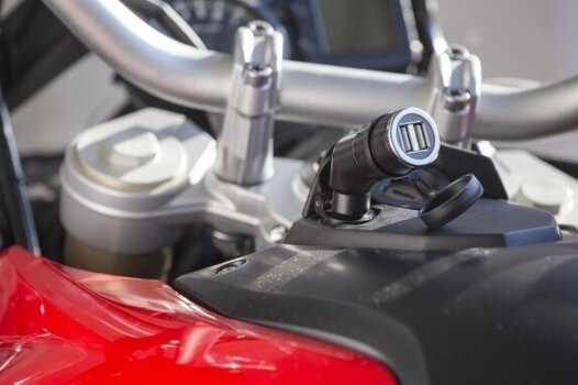 Aansluiting voor motorfiets Interphone DIN Adapter 2xUSB 2A  Aansluiting voor motorfiets - 3