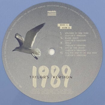 Vinyl Record Taylor Swift - 1989 (Taylor's Version) (Crystal Skies Blue Coloured) (2 LP) - 3