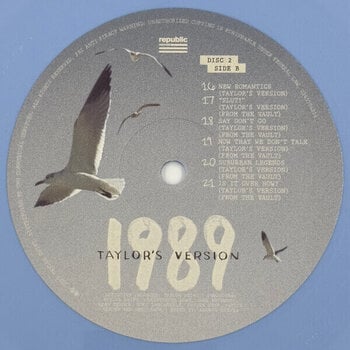 Vinyl Record Taylor Swift - 1989 (Taylor's Version) (Crystal Skies Blue Coloured) (2 LP) - 6