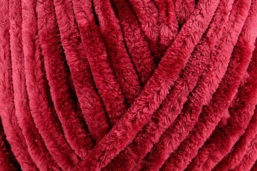 Fios para tricotar Schachenmayr Luxury Velvet 00030 Cherry Fios para tricotar - 2