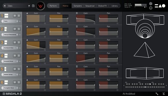 Студио софтуер Plug-In ефект Mntra Instruments Vespera Pro (Дигитален продукт) - 3