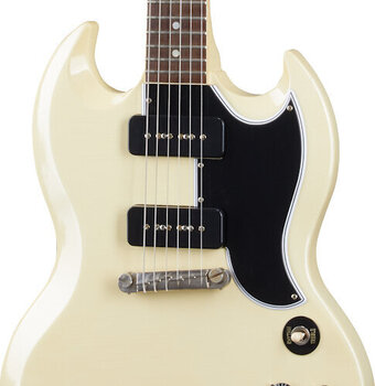 Electric guitar Gibson Custom 1963 SG Special Reissue Murphy Lab Ultra Light Aged Classic White Electric guitar - 4