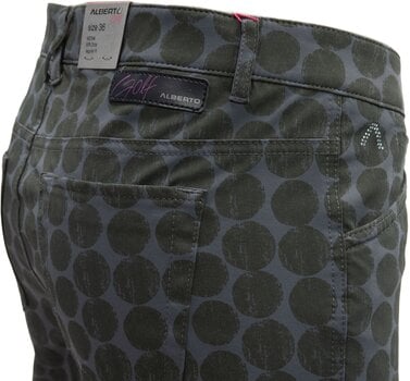 Trousers Alberto Mona Waterrepellent Dots Black 36 Trousers - 5