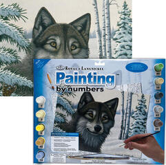 Pintura por números Royal & Langnickel Pintura por números Snow Wolf - 2