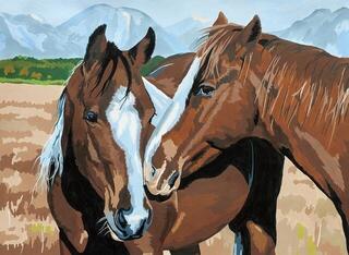 Pintura por números Royal & Langnickel Pintura por números Making Friends - 1