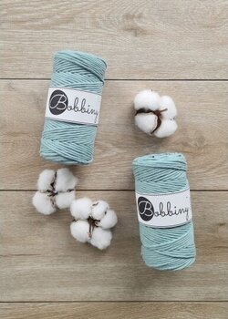 Cable Bobbiny Macrame Cord 3 mm 3 mm 100 m Duck Egg Blue Cable - 2