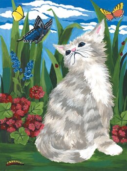 Painting by Numbers Royal & Langnickel Painting by Numbers Kitten & Butterflies - 2