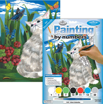 Painting by Numbers Royal & Langnickel Painting by Numbers Kitten & Butterflies - 3