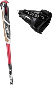 Lyžiarske palice Leki CC 450 Black/Cherryred/White 145 cm - 4