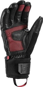 Ski Gloves Leki Griffin Pro 3D Women Black/Rosé 7,0 Ski Gloves - 3