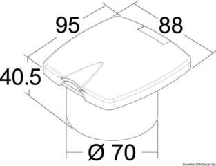 Douchette bateau Osculati Boris 2.5 m Douchette bateau - 3