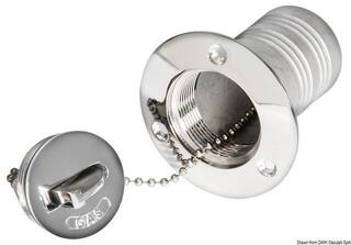 Båtvattenventil, Båtpåfyllning Osculati Deck Plug Water 38 mm Båtvattenventil, Båtpåfyllning - 1
