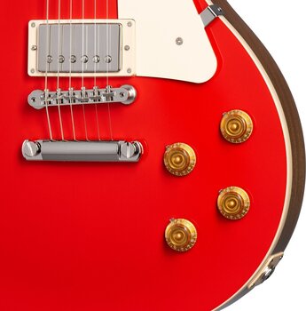 Electric guitar Gibson Les Paul Standard 50s Plain Top Cardinal Red Electric guitar - 4