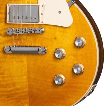 Electric guitar Gibson Les Paul Standard 60s Figured Top Honey Amber Electric guitar - 4