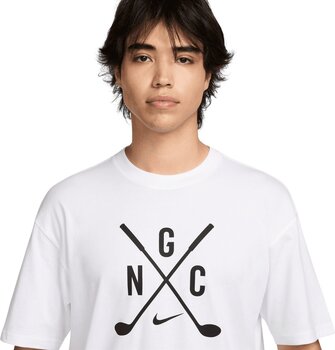 Риза за поло Nike Tee M90 NGC White M Риза за поло - 3