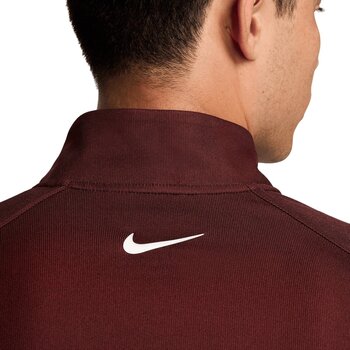 Hoodie/Sweater Nike Dri-Fit ADV Half-Zip Dragon Red/Burgundy Crush/White M - 4